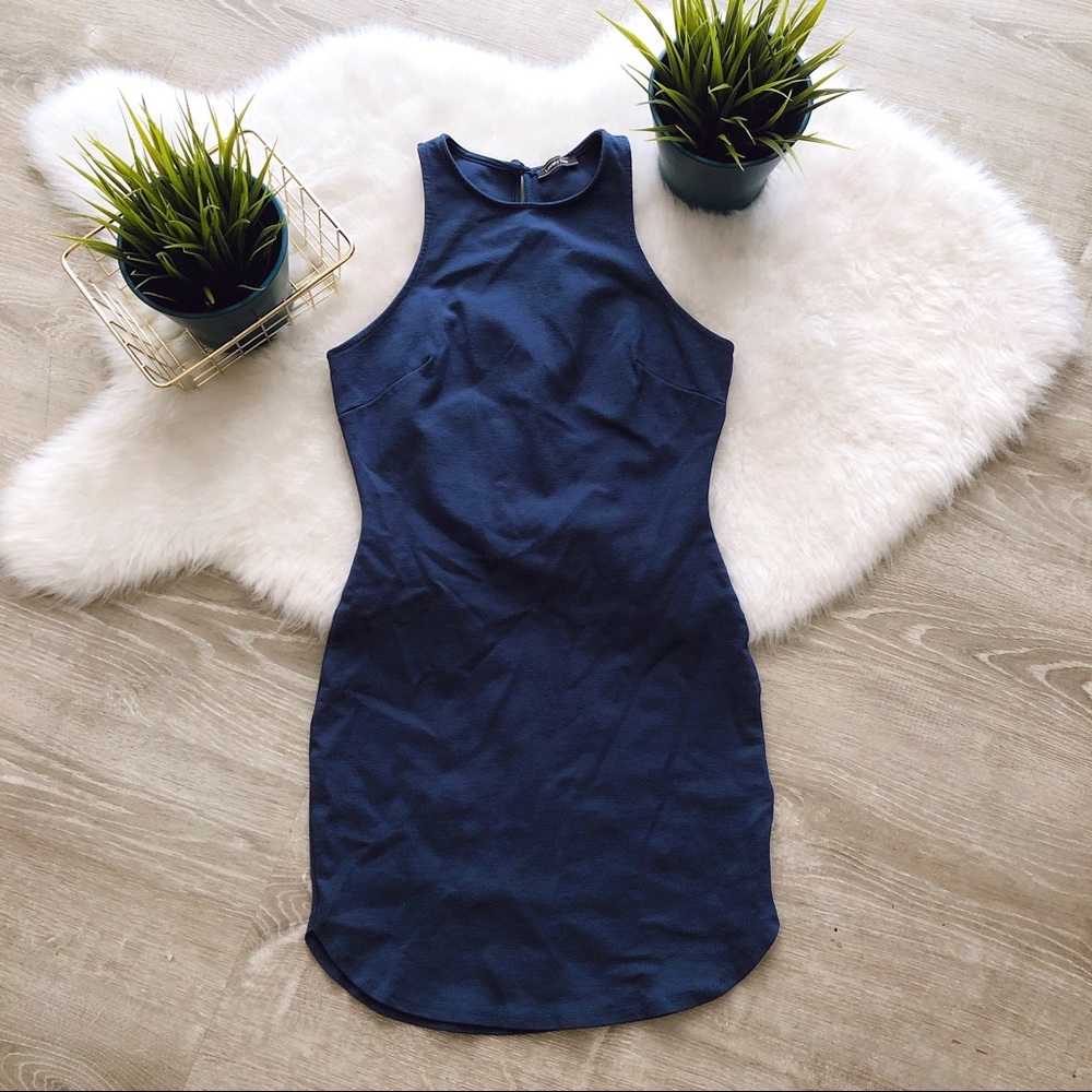 Blue Bodycon Dress - XS / 0